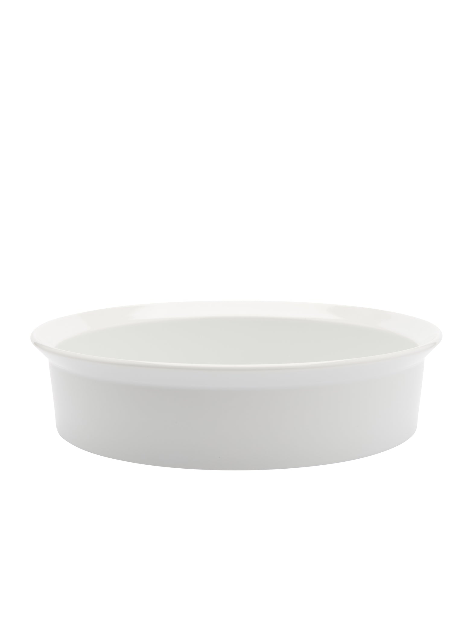 TY Round Bowl 240 glazed white