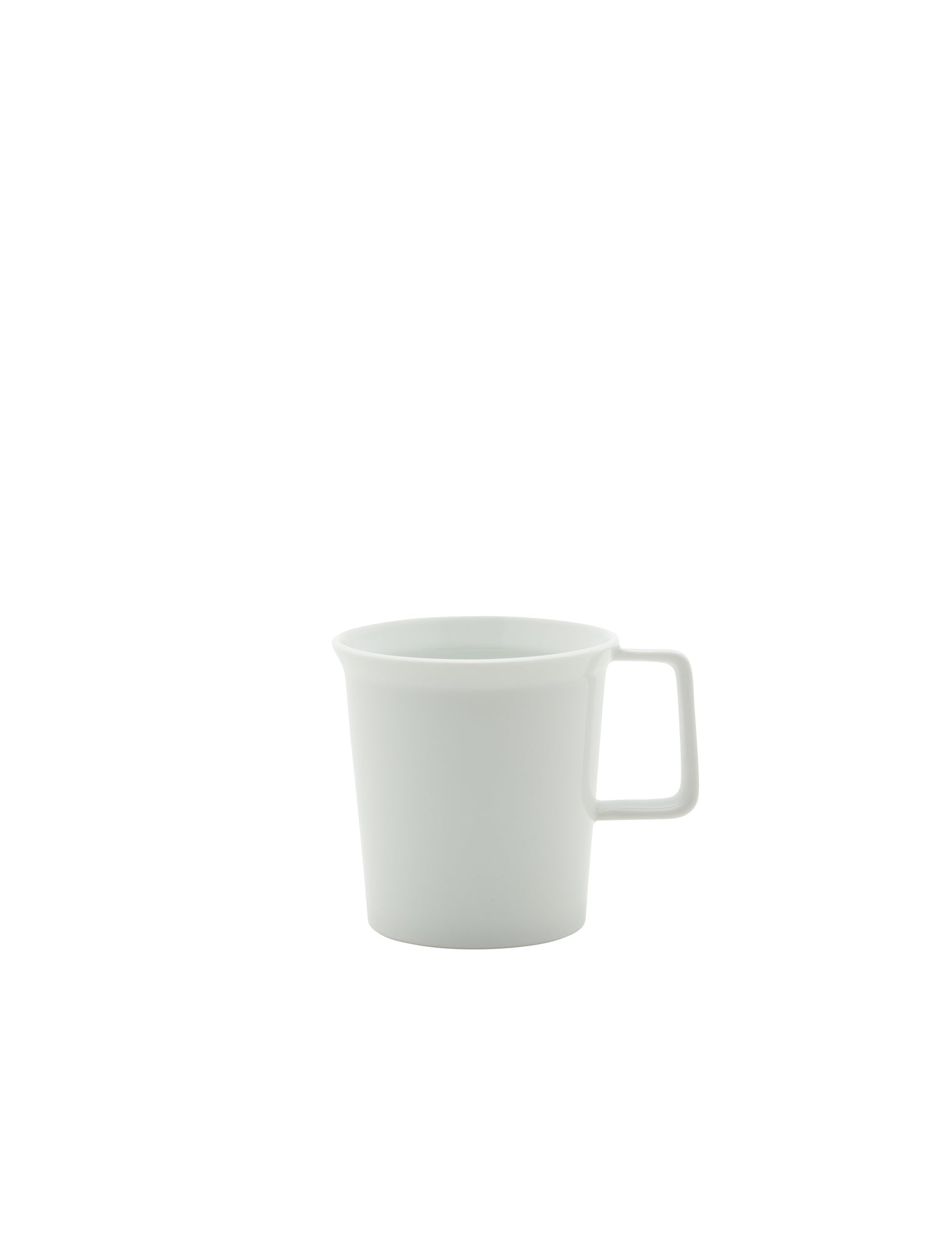 TY Mug Handle glazed white