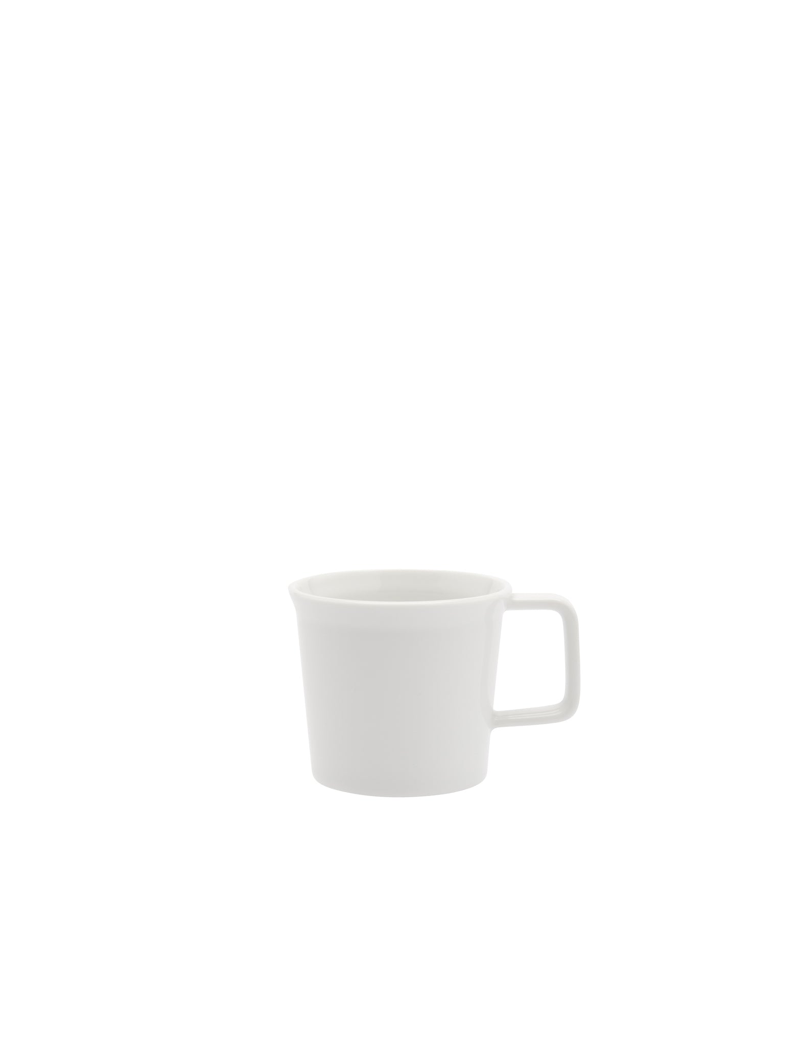 TY Espresso Cup Handle glazed white
