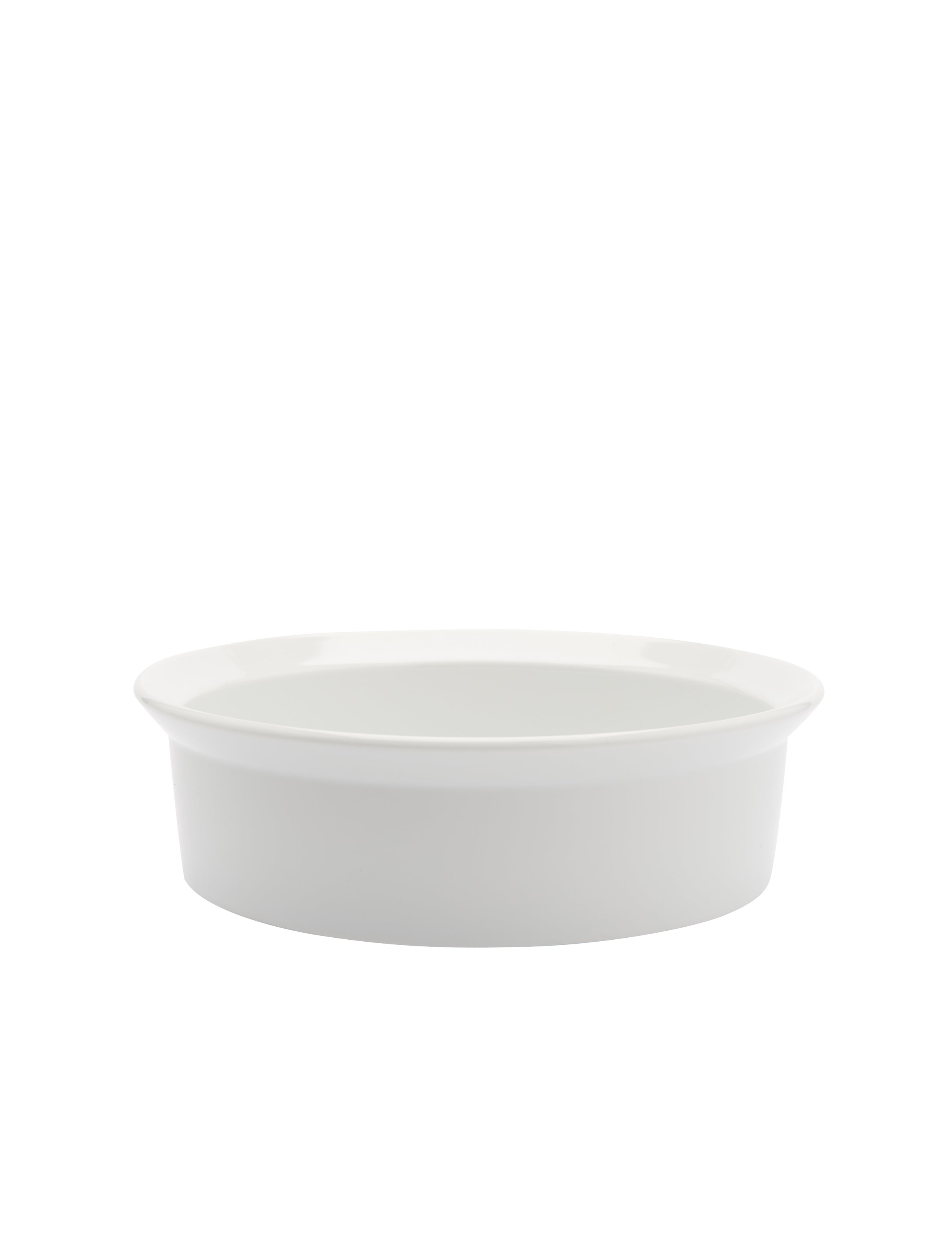 TY Round Bowl 200 glazed white