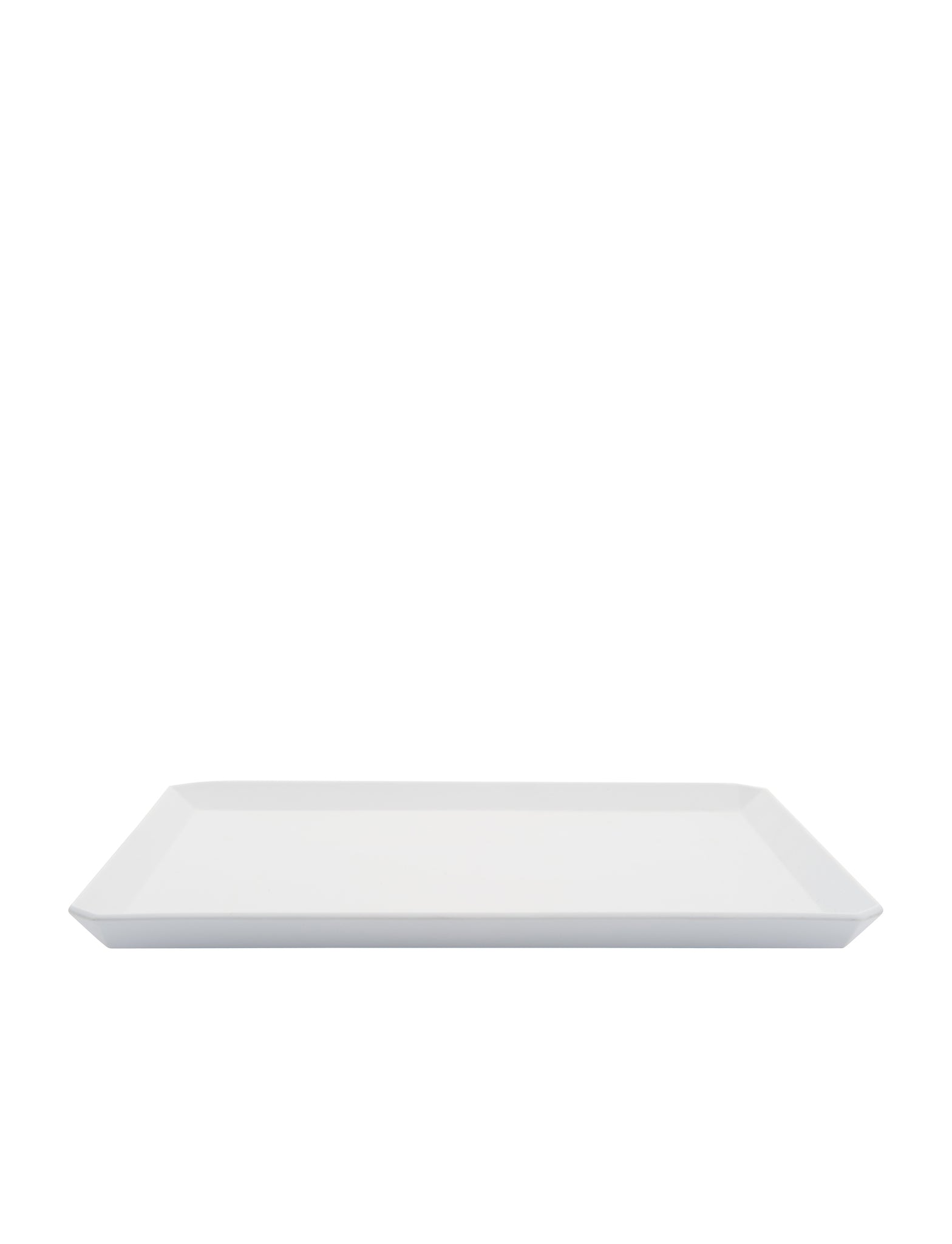 TY Square Plate 270 unglazed grey