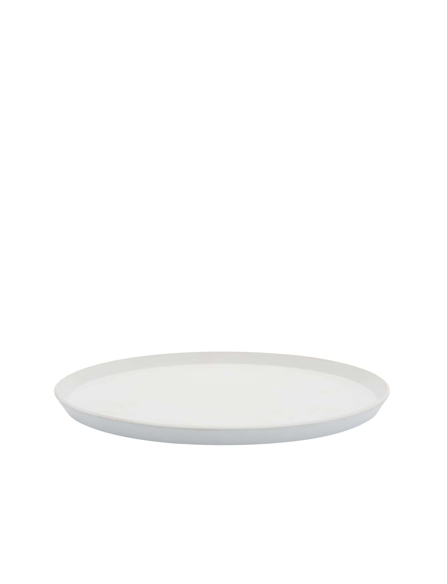 TY Round Plate 240 unglazed grey