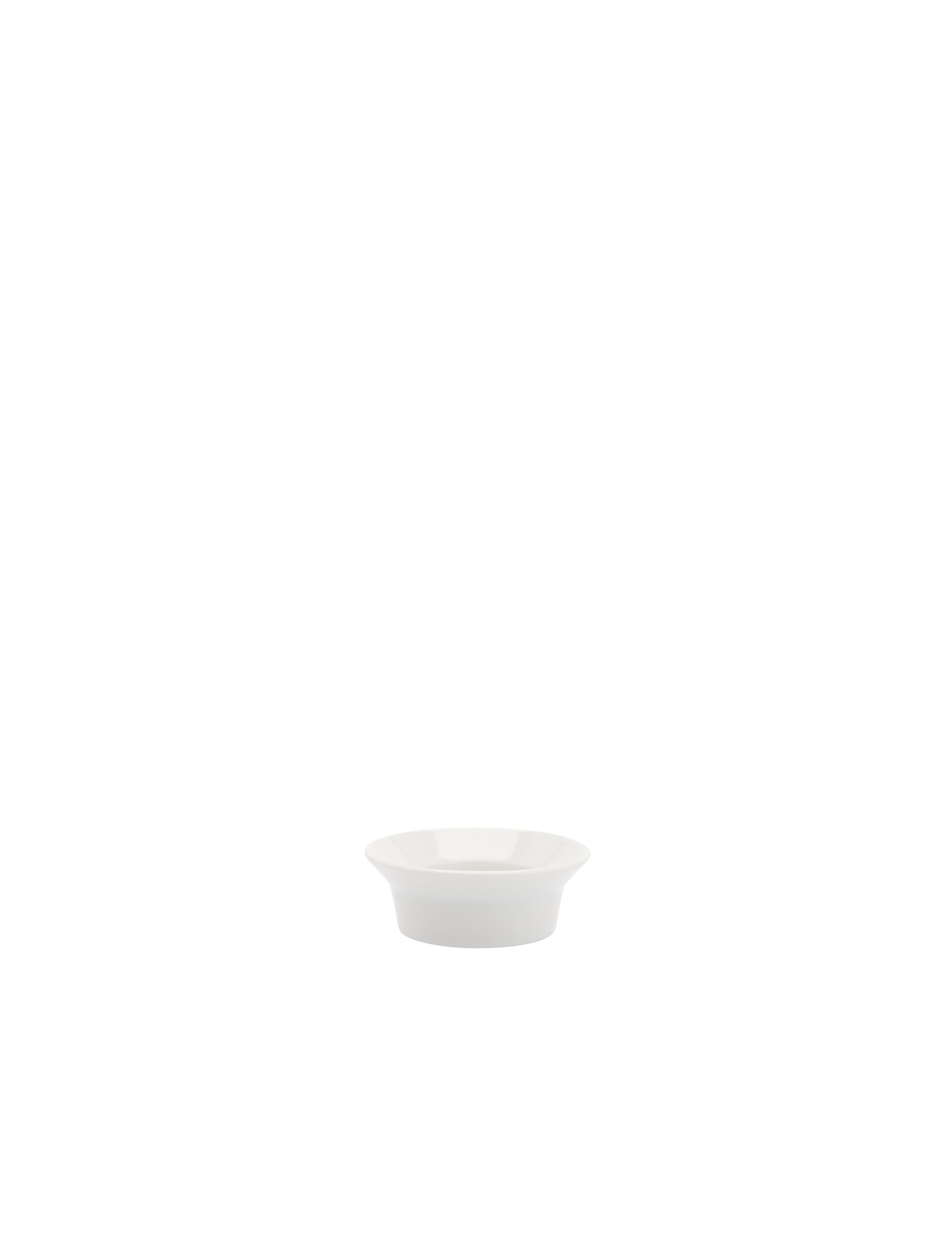 TY Round Deep Plate 80 glazed white