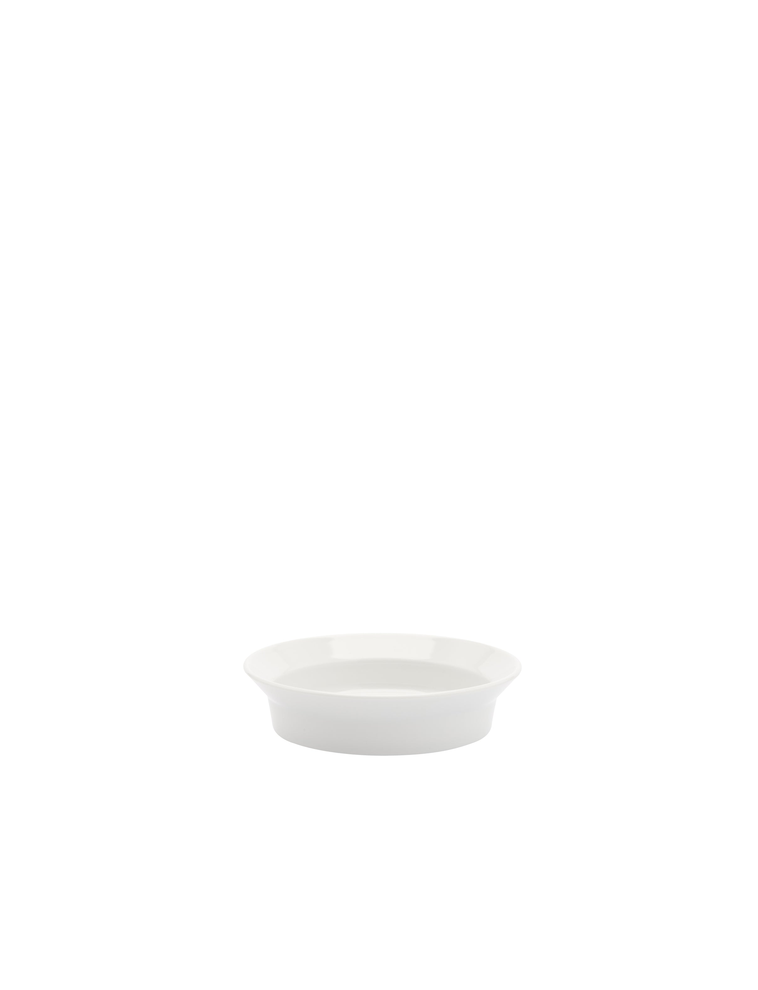 TY Round Deep Plate 120 glazed white