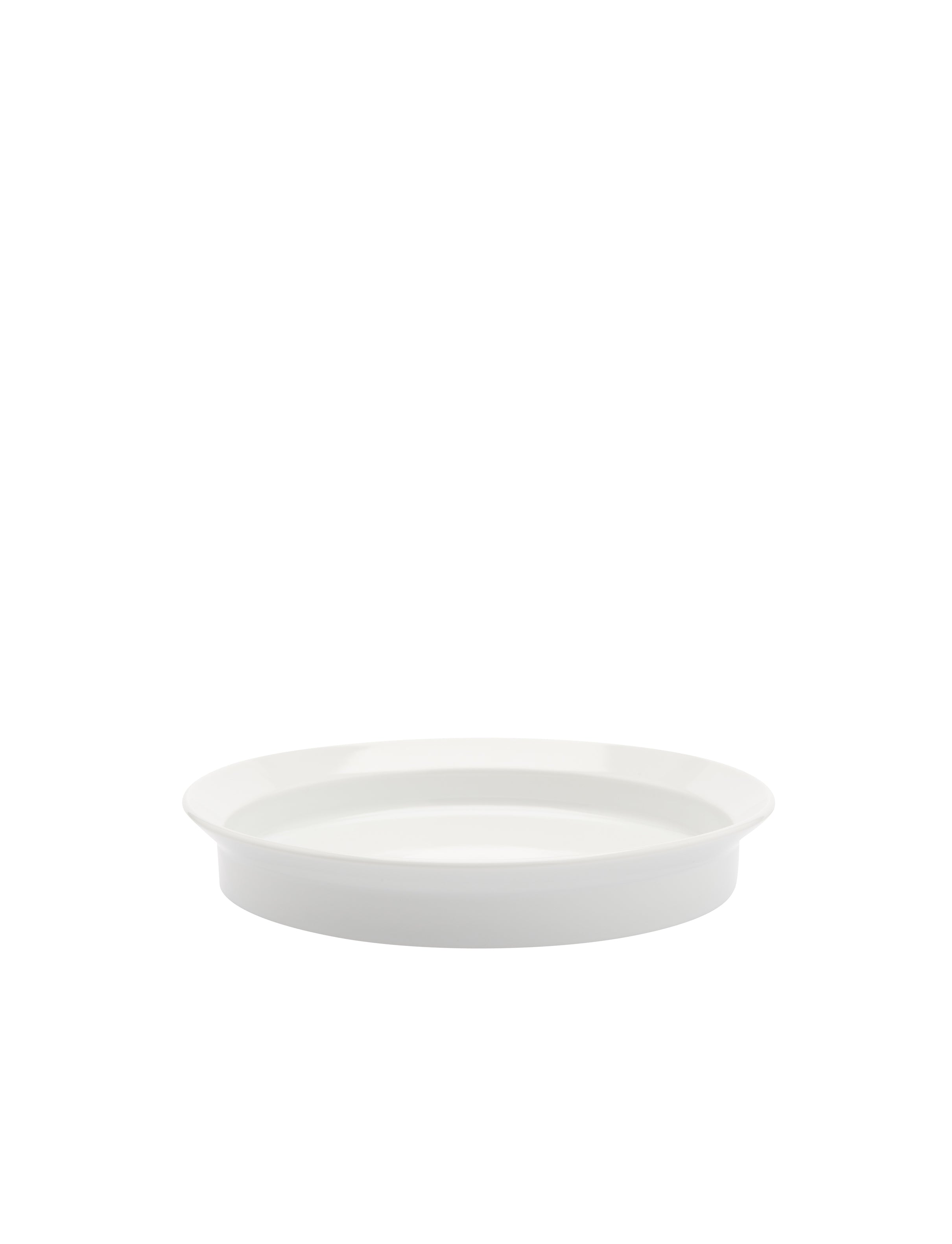 TY Round Deep Plate 200 glazed white