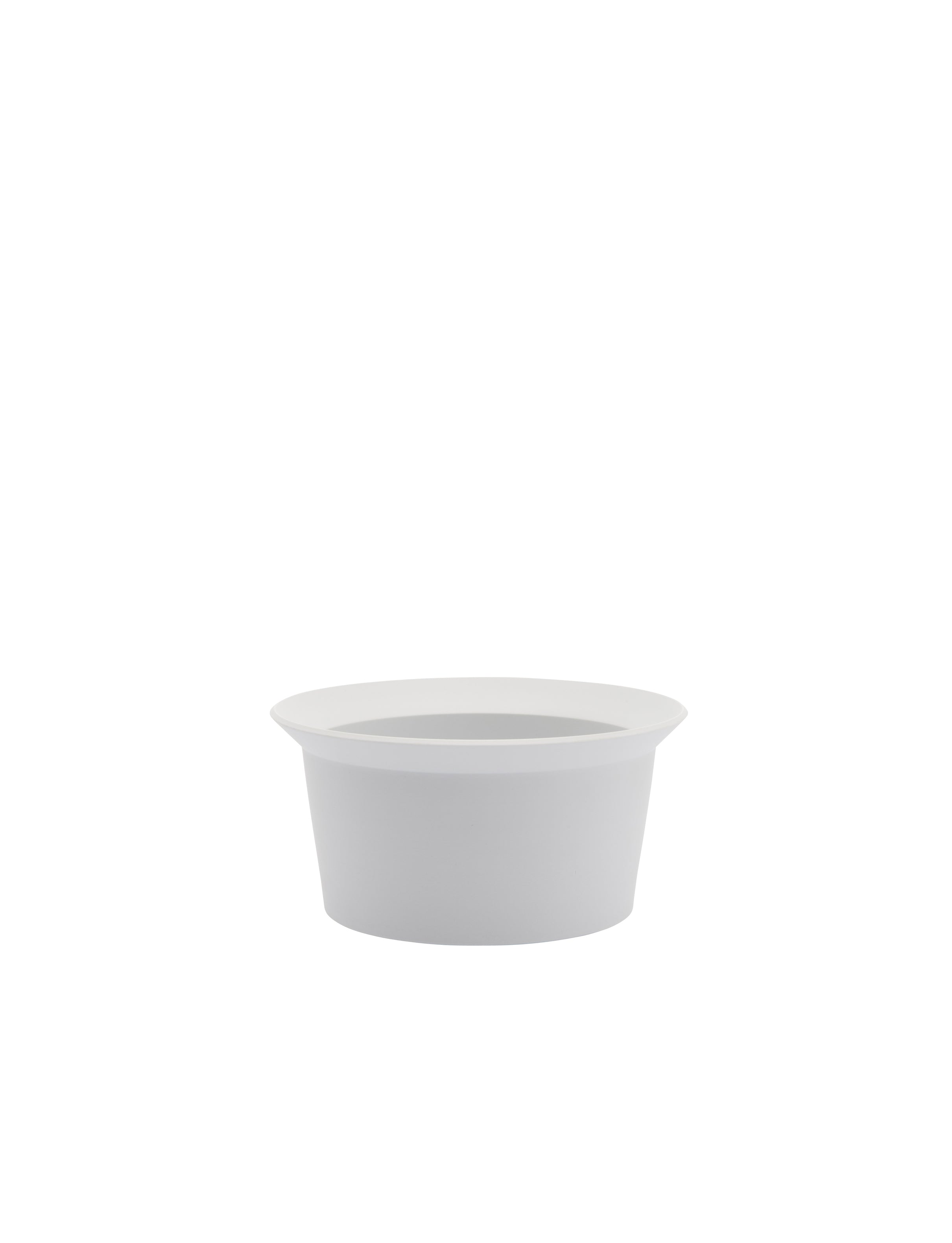 TY Round Bowl 120 unglazed grey