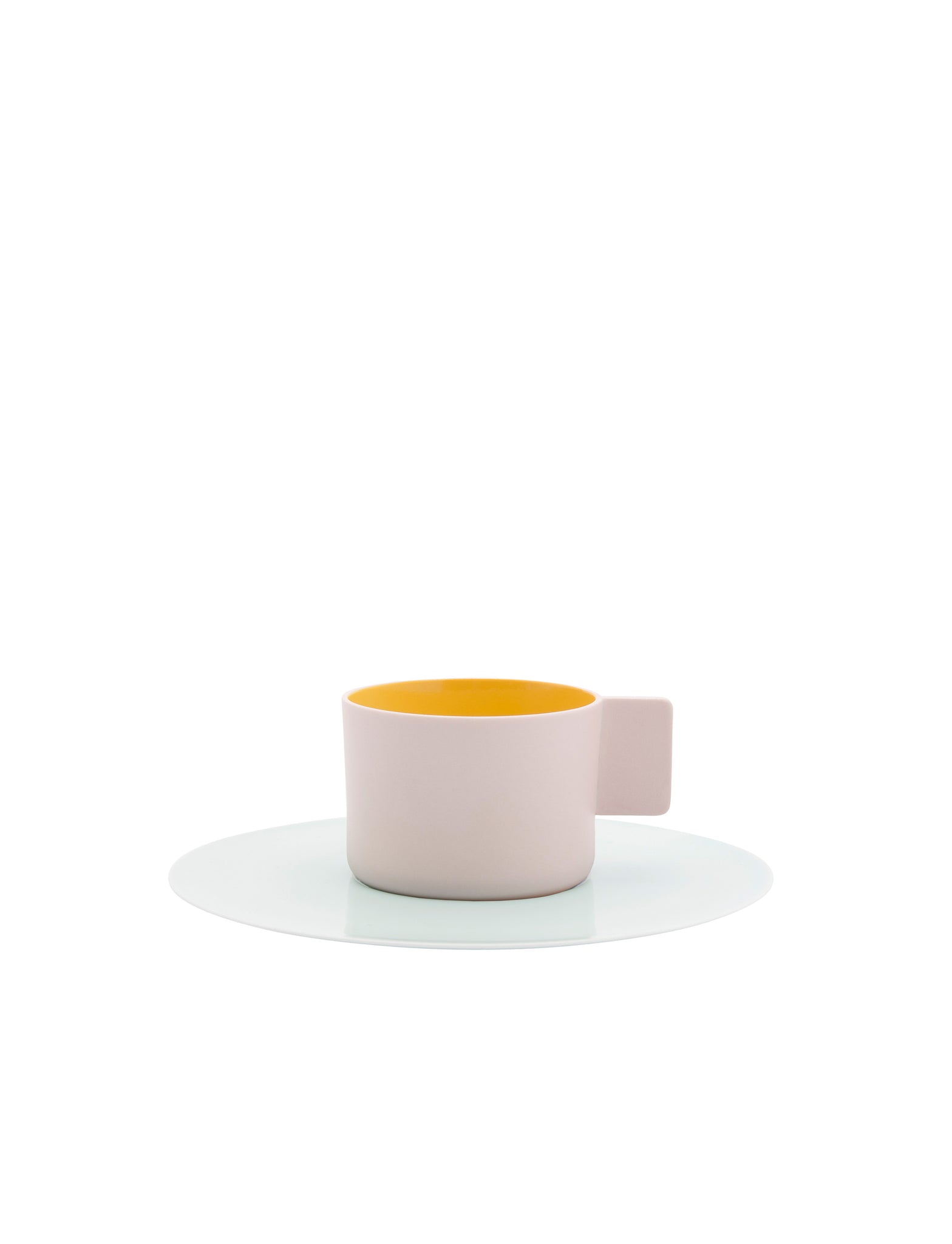 S&B Coffee Cup and Saucer Light Pink